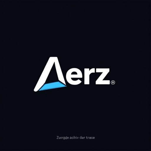 Logo design featuring the letters 'Aerz'. Represents programming with a modern and minimalist style.