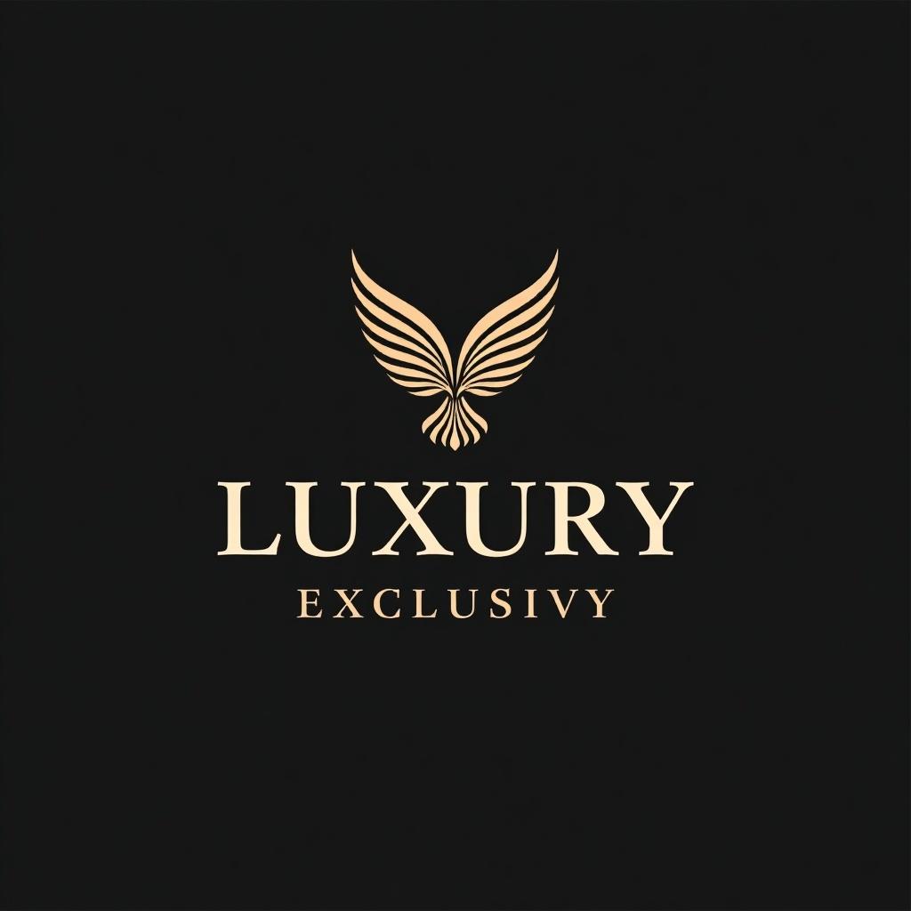 Design a luxury logo focusing on exclusivity for products and services suited for men and women wearables. Minimalist and elegant style.