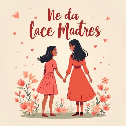 Digital card for Mother's Day with a memorable phrase and visual concept. Original phrase that captures mother-child relationship. Unique visual symbolizing strength, wisdom, and love. Evokes genuine emotion about sacrifices and everyday moments. Non-cliché design.