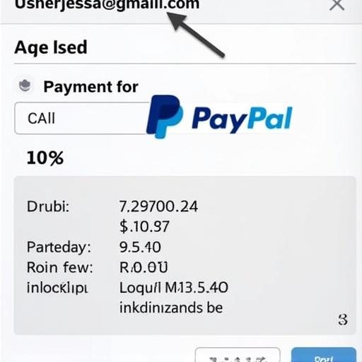 Generate a PayPal payment proof for a transaction of 10$ sent to usherjessedan@gmail.com