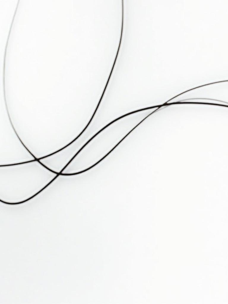 Minimalist abstract line art has curved black lines against a transparent background.