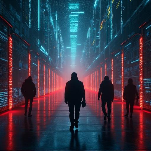 Create a film poster inspired by Mission Impossible for a data IT team featuring three leading stars and a sequel announcement.
