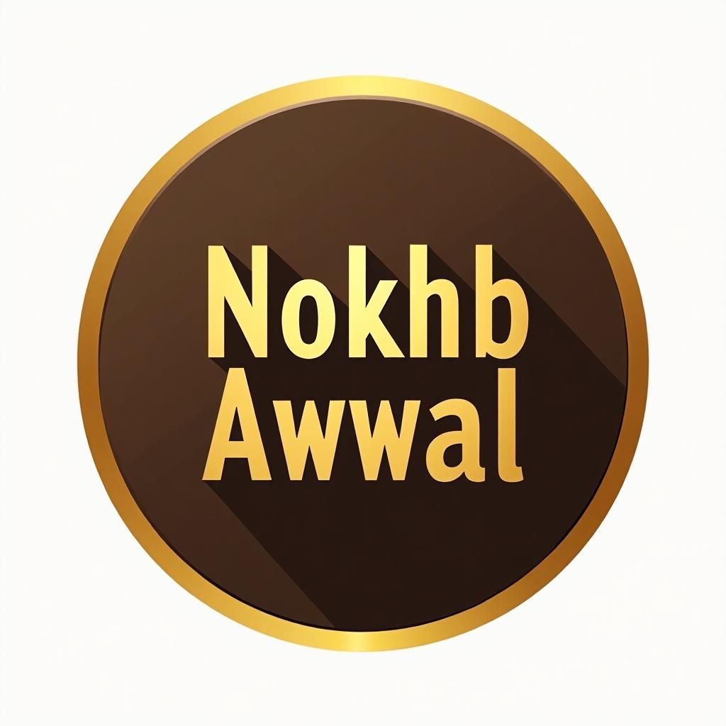 A round logo features gold and brown colors with the inscription Nokhb Awwal inside.