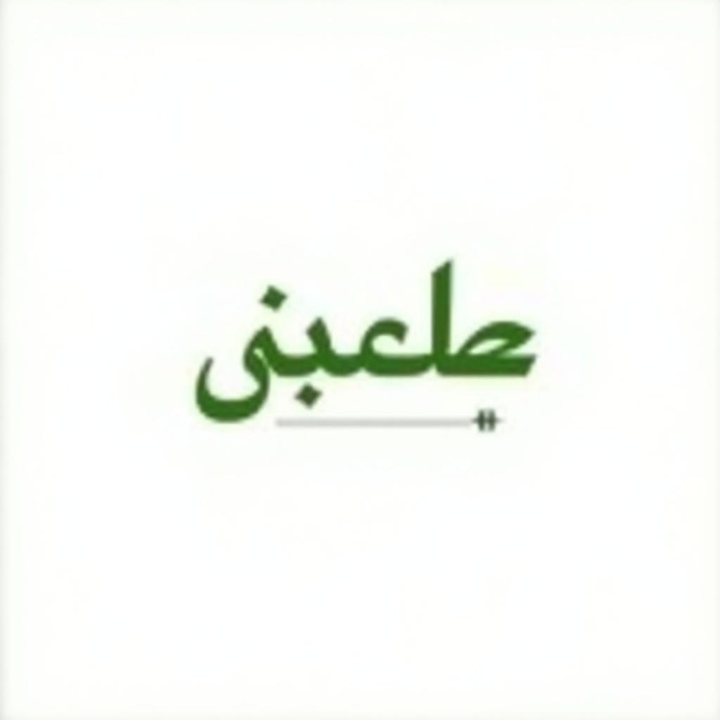 This image features the Arabic word 'اثنا عشر' presented in an elegant calligraphic design. The text is rendered in a vibrant green color, giving it an eye-catching appearance. It is outlined sharply, enhancing its modern look. The background is plain white, emphasizing the simplicity of the design. This combination of colors and style creates a striking visual impact while maintaining clarity and legibility.