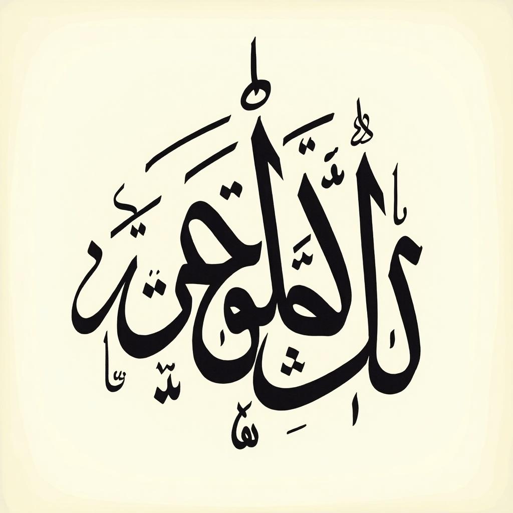 Diwani style calligraphy art representation of Arabic text. Elegant and intricate designs in black on a light background. The phrase zayt alzaytun and al Jailani are beautifully rendered.