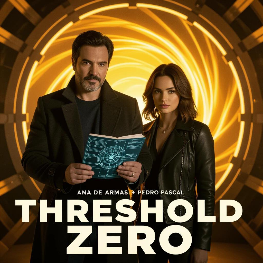 Undercover agents cross into an outlaw dimension. Male agent holds an interdimensional map. A gateway light illuminates the female agent. Background features a swirling pattern.