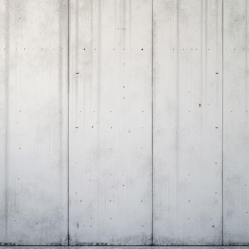 Realistic view of plain concrete wall. Illuminated by strong, even lighting. Surface shows texture and subtle variations. No graffiti or text. Simple and minimalistic composition.