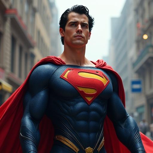 Superhero stands in line with others for asylum. Focus on vivid details and realistic style. Capture emotional expressions in urban setting. Portray fascination in storytelling.