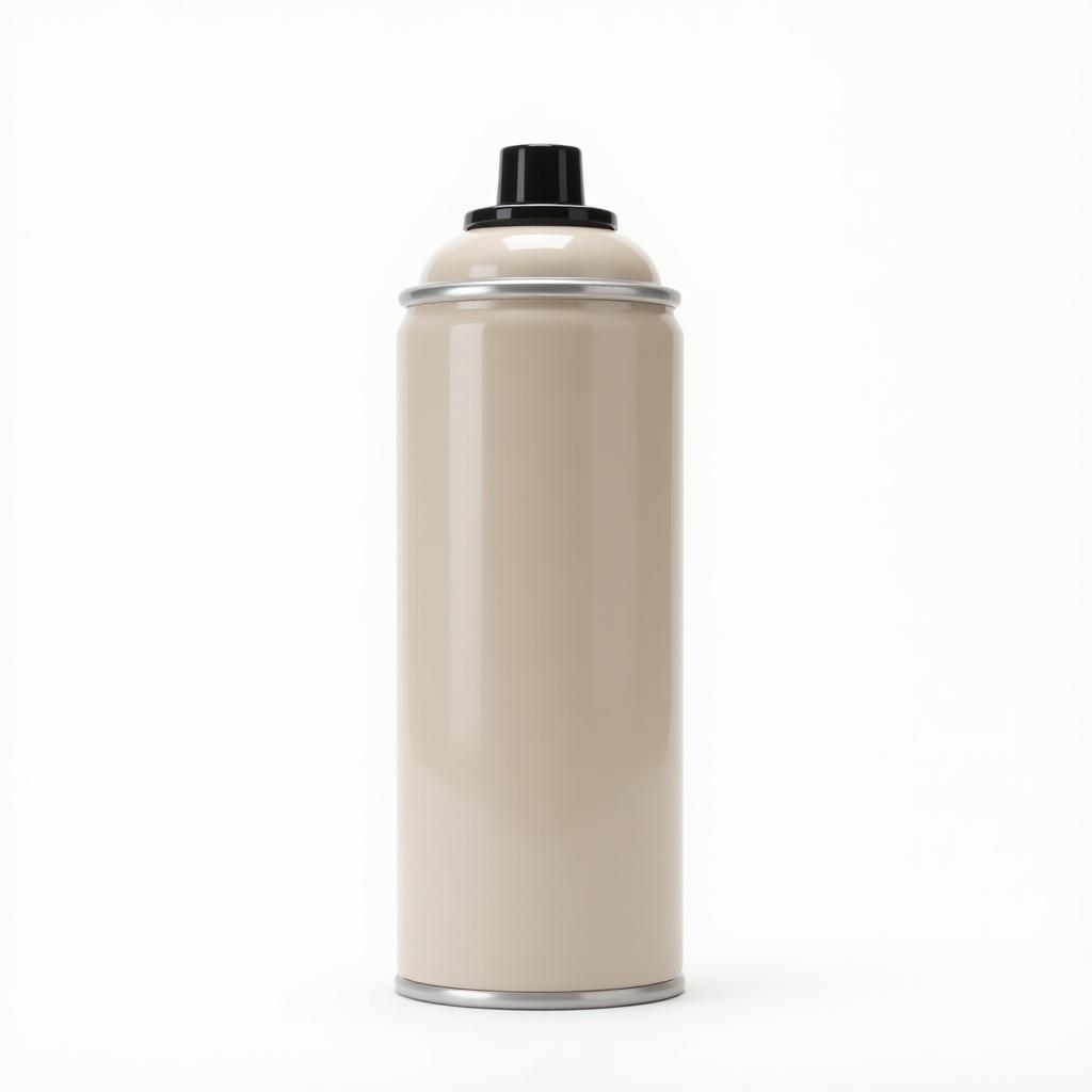 One spray can with Brume mince label. No shade. Background completely white, same shade.