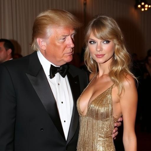 Gorgeous young woman wearing stylish dress poses with man at awards event. Bright lighting creates a glamorous atmosphere. Close-up shot highlights their interaction. Focus on the fashion and expressions.