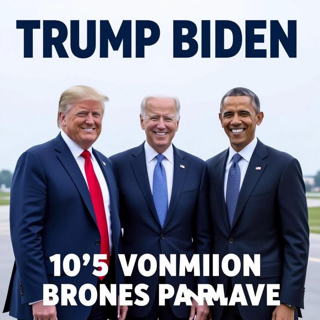 Three prominent political figures stand together. Focus on their connection. Background hints at political significance. Neutral expressions showcase the importance of the moment.