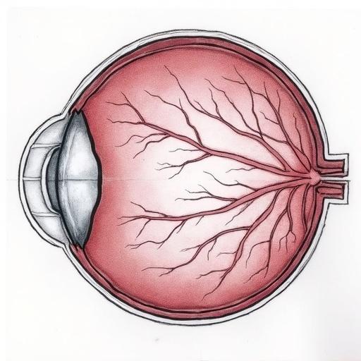 Illustration of a histology image of retina showing ten layers. Outermost is the retinal pigment epithelium. Next layer contains outer segments of rods and cones with rods more numerous than cones. Followed by an outer limiting membrane formed by muller cells. The outer nuclear layer contains nuclei of rods and cones. The outer plexiform layer has processes of rods, cones, horizontal, amacrine and bipolar cells. The inner nuclear layer contains nuclei of horizontal, amacrine, bipolar and muller cells. The inner plexiform layer has intermingled neuronal processes. The ganglion cell layer consists of nuclei of large multipolar neurons. The optic nerve layer has axons of ganglion cells. Final is the inner limiting membrane separating retina from vitreous body.
