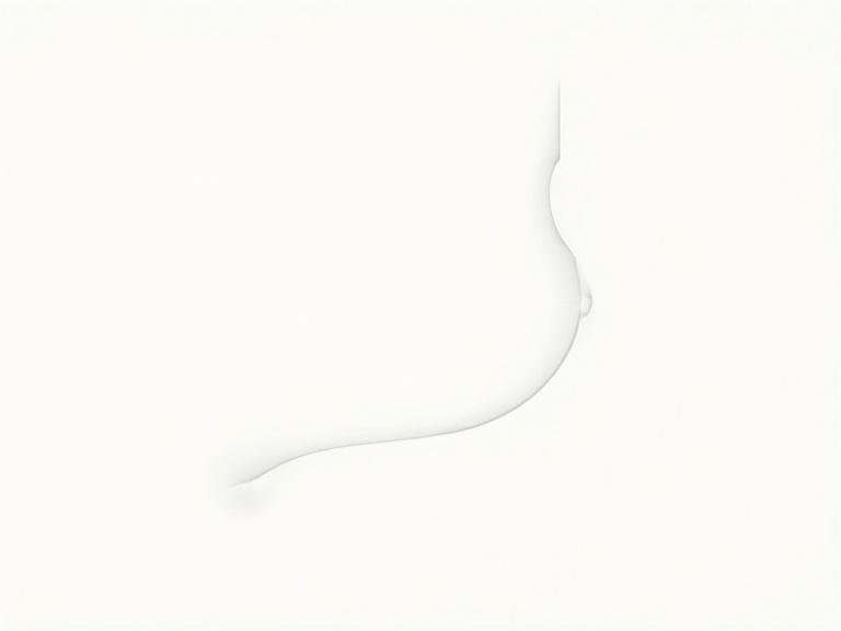 Minimalist beautiful sitting female naked body in nature. Simple shapes and lines convey beauty and serenity. Subtle design. Minimalism and abstract art featured. Vector style on white background.