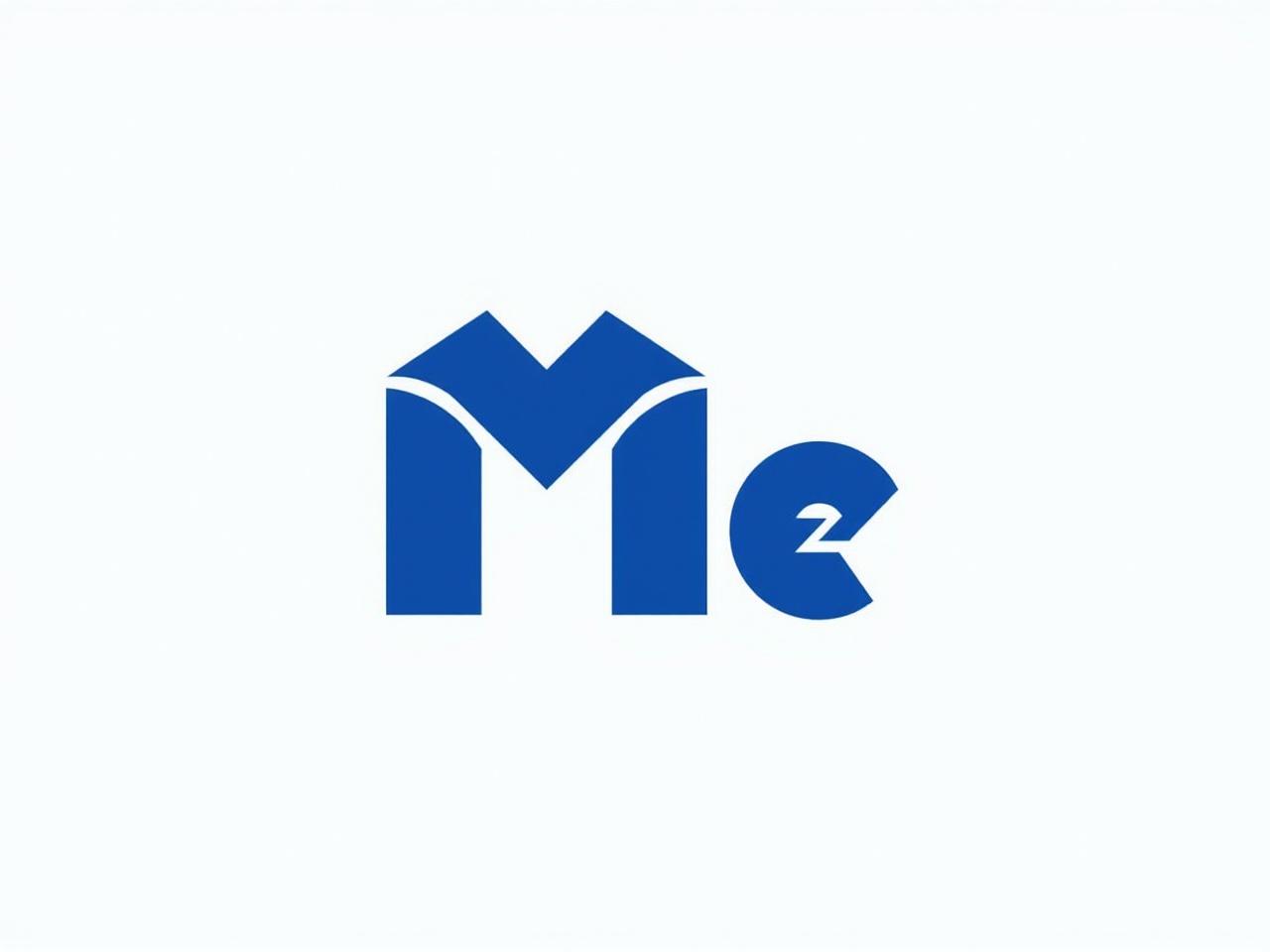 The image consists of a stylized graphic featuring the letters 'M' and 'e'. The 'M' is bold and capitalized, rendered in a deep blue color. The lowercase 'e' is creatively integrated into the 'M', maintaining the same blue aesthetic. The design is minimalistic and modern, emphasizing clarity and simplicity. This logo could represent a brand or an organization, likely focusing on technology or innovation.