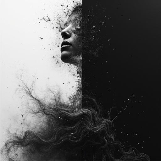 Create an image that is half white on top and half black on the bottom. Dimensions are 1920x1080.