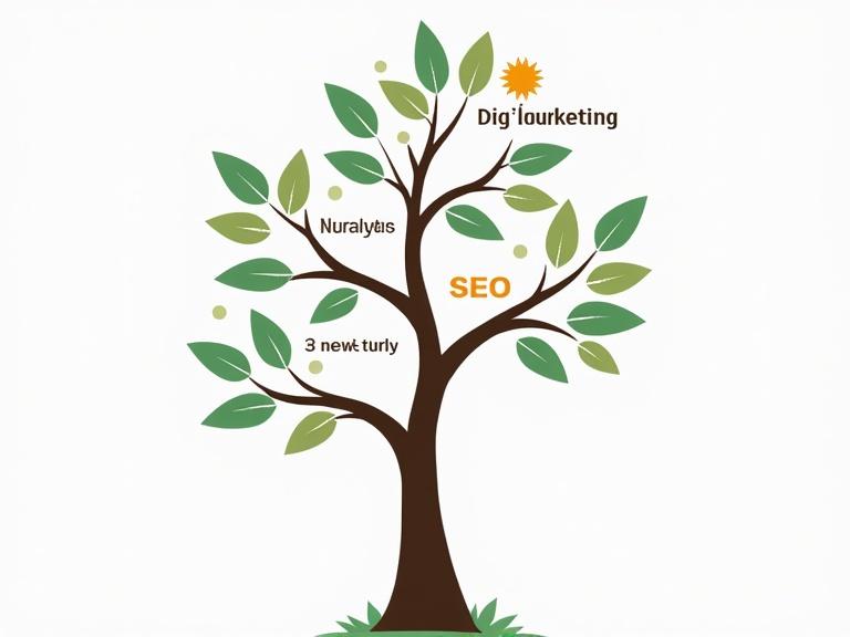 Skill tree graphic featuring branches labeled Digital Marketing, Analytics, Copywriting, SEO, Ad Optimization. Branches grow toward a CPA Success star.