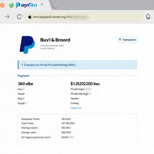 Digital proof of a payment transaction is displayed on a website interface. 360 dollars payment is made to PrivateGANGBANG.ORG. Transaction details are visible. The interface includes a PayPal logo and layout design.
