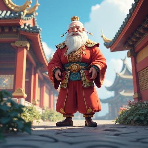 3D cinematic shot in Xianxia game art style featuring Yarnvilja, an ethereal Valkyrie with ancient power.