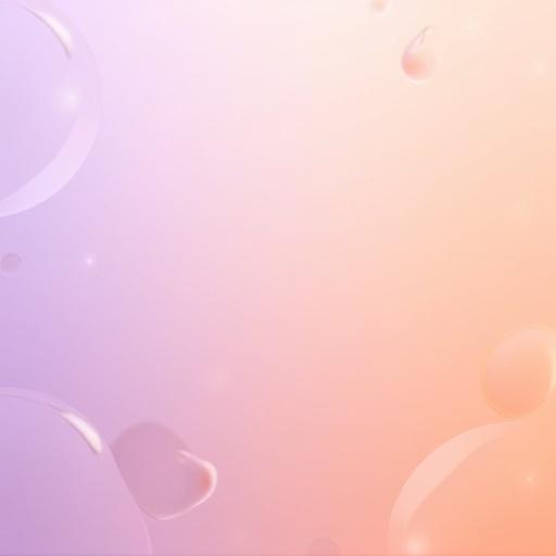 Clean professional digital background with lavender to purple gradient on left and peach-orange gradient on right. Minimal abstract geometric elements including semi-circles and organic blob shapes. Soft diffused ambient lighting creates polished aesthetic. Maintains negative space for text overlay.