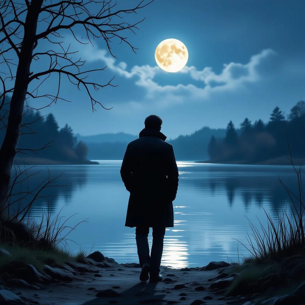 Luis disappeared without a trace. Some claimed to have seen him near the lagoon. He walked slowly under the moonlight. He looked like a ghost trapped between two worlds.