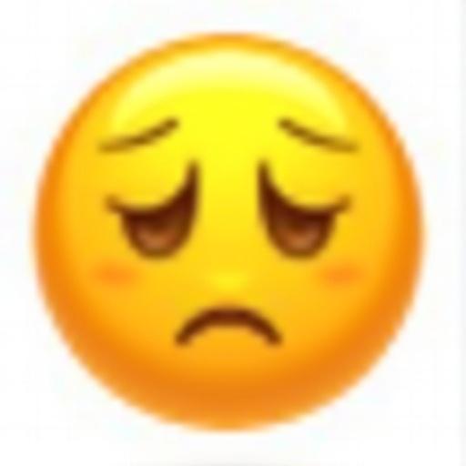 Cartoon face emoji features half-closed tired eyes and flat mouth. Represents extreme boredom. Yellow face. Simple clean design. Isolated on transparent background.