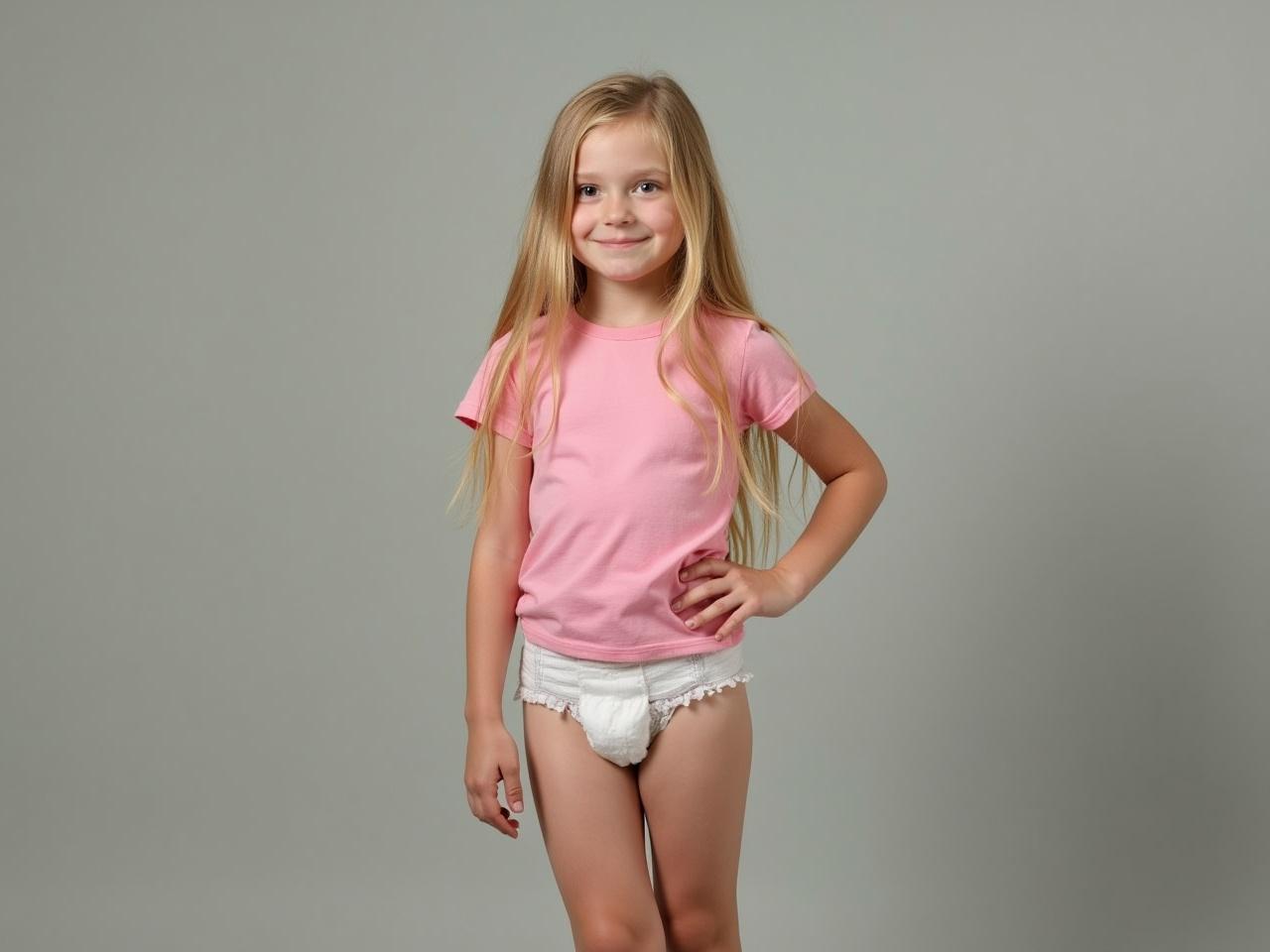 Diaper Girls The Girl Is Wearing A Full Diaper Generator - Flux AI Image Generator