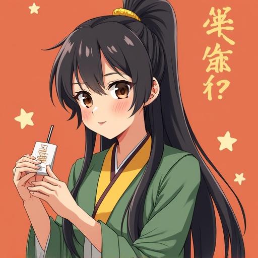 A young Japanese woman in a swimsuit is enjoying the beach at the shoreline. She appears very fair-skinned and is smiling. The image captures her from the waist up while she holds a drink.