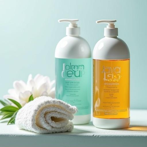 Create an eco-friendly liquid soap label for washing machines. Use colors that attract buyers. Include product name and information. Aim for a clean and appealing look.