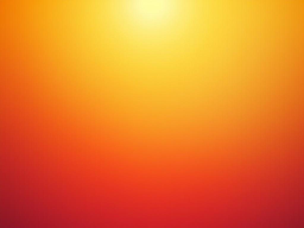 a vibrant gradient background with a transition from bright yellow at the top to deep red at the bottom