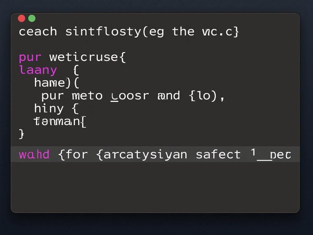 Display of a coding environment showing a program code in a code editor.