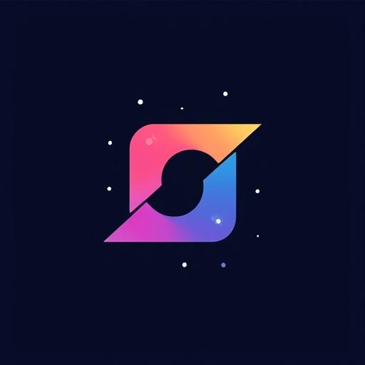 A logo created for the brand 'digital creative.' The design features a modern and vibrant style with geometric shapes and a gradient color palette. The logo conveys innovation and creativity, suitable for the digital arts sector.