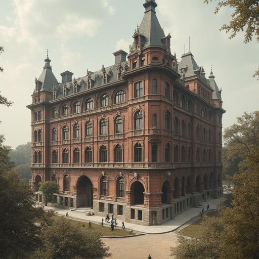 Large hotel built in 1901 featuring a grand exterior and historical architecture