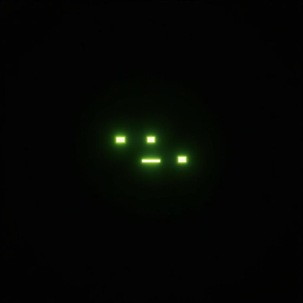 The image features a glowing green command line prompt symbolized by the '>_' text. It stands out vividly against a solid black background, giving it a modern and tech-savvy appearance. The green text emits a luminous glow, reminiscent of classic computer interfaces. This visual conveys a sense of programming and coding environments. The simplicity of the design focuses on the digital nature of the command interface.