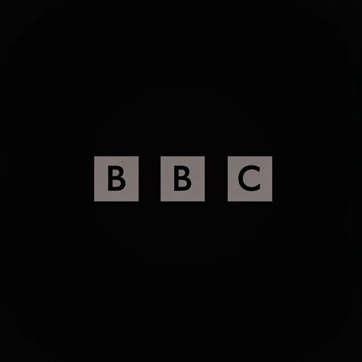 On a black background. Three squares. Each square contains one letter. Letters are B B C.