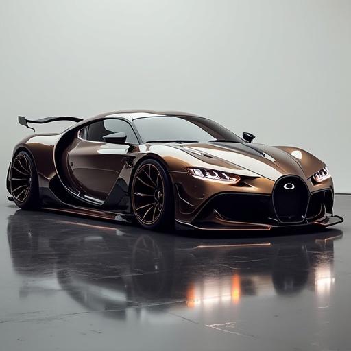 Exotic supercar with aggressive styling and a high-end paint finish. Designed for performance and luxury. Captured in a well-lit studio.